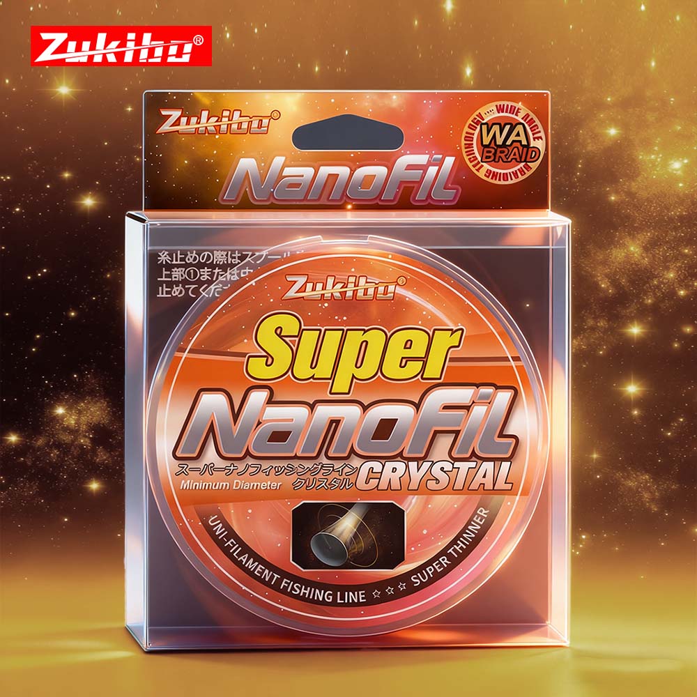 Copolymer Line - ZUKIBO Nowa Żyłka Wędkarska Nanofil Crystal