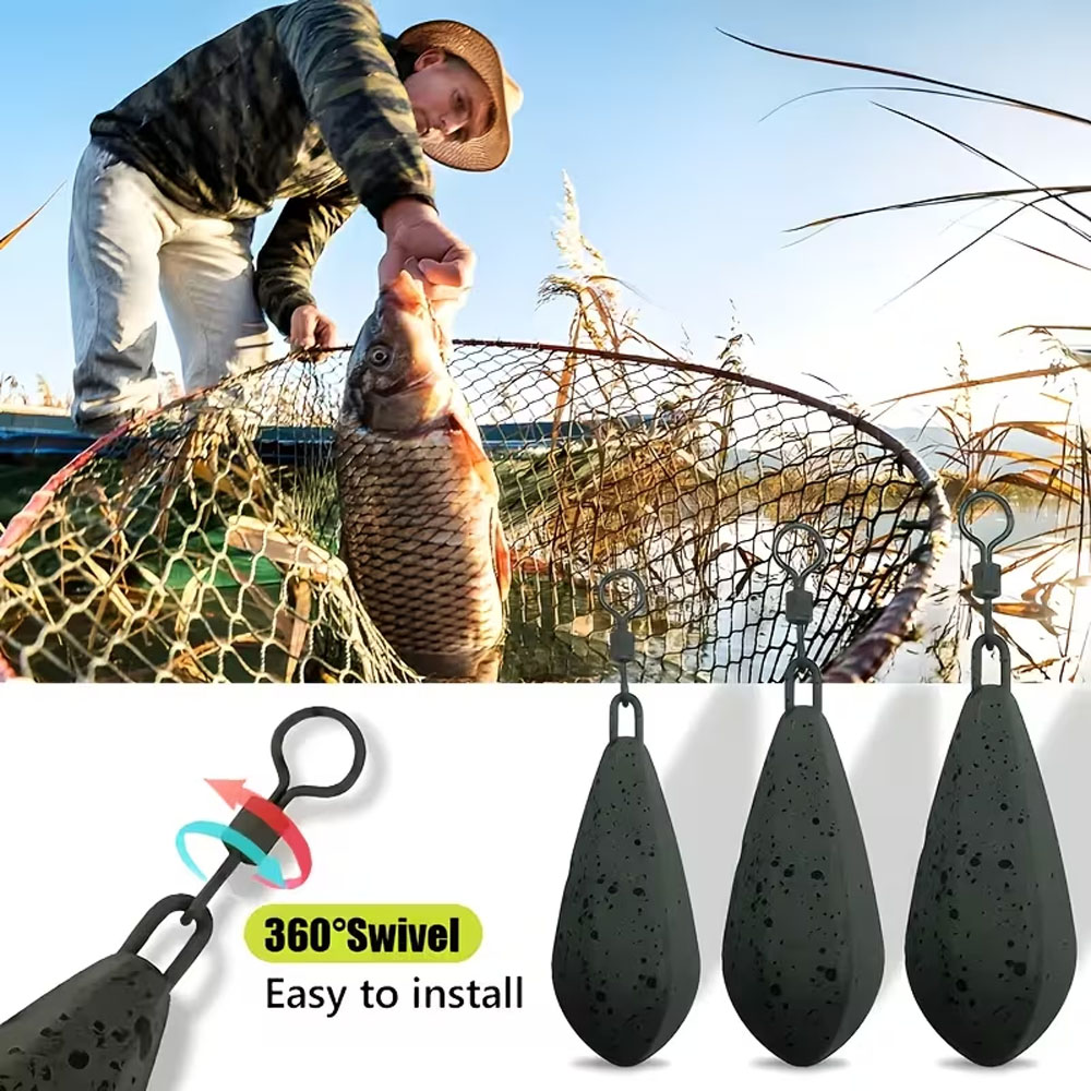 Zestaw 4 ciężarków do wędkarst – Saltwater Line recenzja i cena